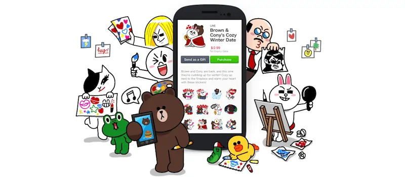 Line stickers